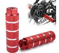 Wohlstand 2 Pezzi Pedane per Bicicletta Pedale BMX in Lega di Alluminio Picchetti Bike Pedane Cilindriche BMX Antiscivolo per Pedali Pedali posteriori antiscivolo Accessori bici per BMX Mountain Bike