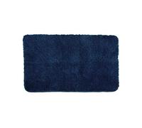 WohnDirect Premium Tappeto Bagno 60 x 100 cm - Blu Scuro - Tappetino da Bagno Morbido e Antiscivolo - può Essere Creato per Il Set Bagno, Lavabile in Lavatrice