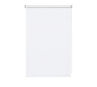 Wohnidee Tenda a Rullo Oscurante, Fissaggio a Incastro, con Colla o Viti, Catenella Laterale, Opaco, Parti di Montaggio Incluse, Bianco, 120 x 150 cm (LxH)
