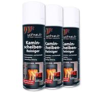 Wohnkult 3 x 300 ml pulitore per camino, stufa in ceramica e vetro ad alte prestazioni