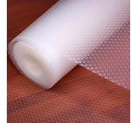 wohomuke Tappetini per Cassetti 40cmx6m rivestimento cassetti Non-adesivo pellicola protettiva per cassetti di cucina (Trasparente,40cmx6m)