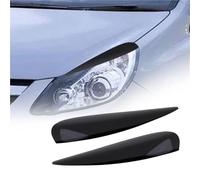 WOHOOD 1 Paia Anteriore del Faro Sopracciglia Faro Palpebre Trim per Vauxhall per Corsa D 2006-2014