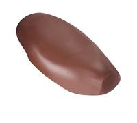 WOHOOD Coprisella per Moto Marrone in Pelle PU Coprisedile Antipolvere Protezione Solare per Motocicletta Scooter Cuscino per Sedile Copri Sella Moto