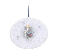 WOHPNLE 4.9 Inch Ceiling Fan LED Replacement, 3 Color Adjustable Flush Mount Retrofit Light Kit for Ceiling Fan LED Light Round Home Rooms