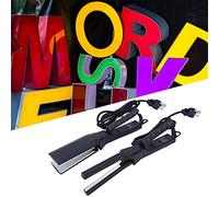 WOHPNLE Acrylic Letter Bending Tool, Constant Temperature Arc Bender with Heating 60W Luminous Angle Former for LED Signs 10-100mm Width 1.5-4mm Thickness
