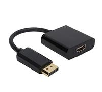 WOHPNLE Adattatore 4K da HDMI a DisplayPort, Adattatore HDMI DP ad alta velocità Colori vividi Immagini cristalline Display Stazione di adattamento per PC Laptop Monitor Proiettore TV