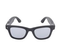 WOHPNLE AI Smart Glasses with Camera, Bluetooth Sunglasses Clear Audio Video Eyewear HD Recording Sunlight Glasses Eye Relief Translation Eyewear Real Time Multilingual Talk (Silver)