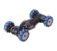 WOHPNLE Auto acrobatica RC, 4WD All Terrain Controllata a mano fuori da veicolo su strada con rilevamento dei gesti e spray a rotazione a 360 per bambini blu ragazzi e ragazze blu (Blu)