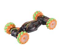 WOHPNLE Auto acrobatica RC, 4WD All Terrain Controllata a mano fuori da veicolo su strada con rilevamento dei gesti e spray a rotazione a 360 per bambini blu ragazzi e ragazze blu (Verde)