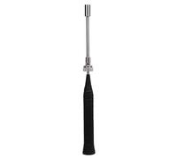 WOHPNLE Batterminton Racket Power Trainer, Portatile Battminton Trainer Inossidabile Strumento di Allenamento per Le Attrezzature per Le Attrezzature per la Forza e Le competenze (Black)