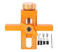 Wohpnle Cabinet Door Installation Jig, hardware in lega di alluminio Massicello regolabile Montaggio della porta del gabinetto con una coclea 6 mm per una configurazione rapi e