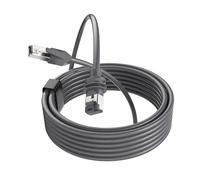 WOHPNLE Cavo Ethernet RJ45 grigio 1200 Mbps ad alta velocità, cavo satellitare atto per la spina e la sostituzione di Gen3 Satellite Internet resistente alle intemperie (2M)