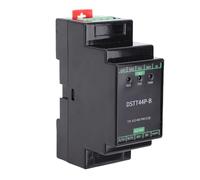 WOHPNLE Convertitore da TTL a RS422 RS485, Convertitore isolato di grado industriale Montaggio su guida Din Isolamento di alimentazione CC Modulo adattatore da TTL a 422 485 con