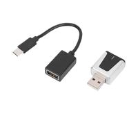 WOHPNLE Dualer kabelloser Car-Play-Adapter, nahtloser Android-Car-Play-Adapter, einfach verkabelt zu kabellosem Konverter, globaler USB-C-Audio-Konverter für den täglichen Gebrauch im