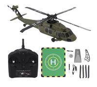 WOHPNLE Elicottero RC, aeromobile con motore brushless 2.4G 4CH con giroscopio a 6 assi, mantenimento dell'altitudine, volo stabile e funzioni anti-crash per l'addestramento dei