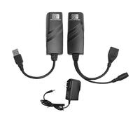 WOHPNLE Extender USB da 100 metri su Ethernet, un'estensione a lungo raggio e un adattatore da USB a RJ45 con una connessione cavo di rete CAT5, CAT5E e CAT6 stabile