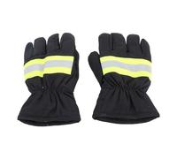 WOHPNLE Firefighter Gloves, Flame Retardant Safety Working Gloves 27cm Length with Thermal Protection for Extrication Rescue Carpentry Welding Barbecue