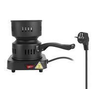 WOHPNLE Fornello a Carbone Tubolare, Mini Avviamento Elettrico a Carbone da 1000 W Accessorio per Riscaldatore per tè E caffè Spina Europea 220 V