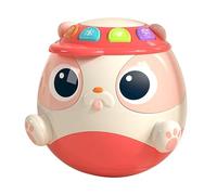 WOHPNLE Giocattoli interattivi per Bambini, Danza Spazio Musica Giocattolo oscillante con Musica Luci a LED Esplorazione dei talenti Musicali Giocattolo di plastica colorato per Bambini (Rosa)