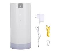 WOHPNLE Hotspot WiFi Portatile, Router LTE 4G Cat6 con Slot per schede SIM e Luce da Campeggio Colorata, Dispositivo CPE Mobile Esterno con Batteria da 10000 mAh