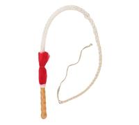 Wohpnle Leather Cowboy Whip, Vintage Horse Whip Whips Equestrian Whips COSTUME Accessorio di Halloween Festa per le performance da corsa Costumi Cosplay Accessori in costume