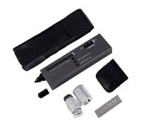 WOHPNLE Penna portatile per tester di diamanti, rilevatore professionale di pietre preziose con ingrandimento 60X Lente d'ingrandimento per gioielli per test e identificazione accurati