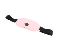 WOHPNLE Pink Warming Waist Belt, Massage Adjustable Temperature Portable Heating Pad USB Rechargeable Wearable Heated Back Brace for Lower Back Pain Relief Men Women Gift