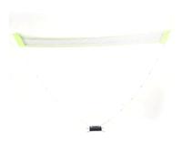 WOHPNLE Portable Outdoor Badminton Net Set, Instant Backyard Badminton Net Setup with proofstanding Base for Garden, Lawn, Park And Indoor Play (Green)