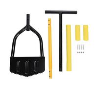 WOHPNLE Prato brinkr, Step in Acciaio inossibile 38 Pollici Brinkr con Lama Bordo ergonomico Brinkr Strumento per Giardini, aiuole, passerelle e vialetti
