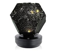 WOHPNLE Proiettore Galaxy, Proiettore Planetario a 3 Colori Ricarica Batteria USB Lampada di proiezione Stellata 3D Principio di Imaging a Foro Piccolo per l'arredamento della Stanza (Type 3)