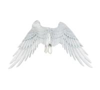 WOHPNLE Prop di di cosplay da festa di Halloween, tessuto bianco non tessuto nero accessorio per bambini Accessorio leggero abito festivo per bambini di età superiore ai 3 anni (White Children's