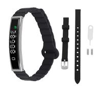 WOHPNLE Pulsera Inteligente Rastreador de ejercicios, Reloj rastreador de ejercicios Accesorio magnético Control remoto de fotografía Diversos modos de ejercicio 5,6 mm Soporte a prueba (Negro)