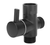 WOHPNLE Shower Diverter Valve, Solid Copper Universal G1/2in Diverter with Hot Cold Water Control Toilet Repair Kit for Wall Mount Shower Head and Handheld Hose