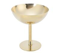 WOHPNLE Stainless Steel Footed Dessert Cups, Serves Yogurt Ice Cream Pudding Clear Pudding Yogurt Appetizer Charcuterie for Home Parties Restaurants (Tall)