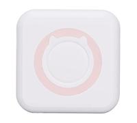 WOHPNLE Stampante Termica Trasparente per Biglietti da 200 dpi, Stampante Portatile con Materiale ABS PC Bluetooth 4.0 Stampante per Adesivi ergonomica in Carta incorporata per Studenti (Rosa)