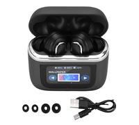 WOHPNLE Translation Earbuds Real Time, 74 Language Translator Earbuds Bluetooth Cuffie Bluetooth Dispositivo del traduttore di cancellazione del rumore con custodia per viaggi