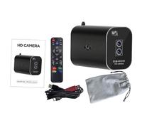 WOHPNLE Webcam per PC, videocamera per Streaming Live ad Alta risoluzione con Microfono, Doppia risoluzione 8K, 48 MP, Zoom 20x Messa a Fuoco Automatica per Giochi fotografici