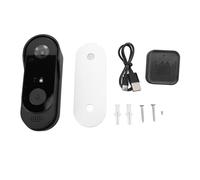 Wohpnle Wireless Video Doorbell Camera 1080p 2,4 GHz WiFi a 2 vie Talk Smart Video con ricevitore per la sicurezza domestica Tuya