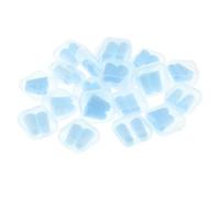 Woideklu 20 Paia Tappi Orecchie Schiuma Spugna Auricolari Protettivi Riduzione Rumore Materiale Confortevole Adatti per Dormire Studio Viaggio Musica Lavoro, Blu