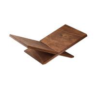 Woideklu Book Display Shelf Libreria Espositiva Supporto Lettura Porta Libri in Legno con Ripiano Salva Spazio E Facile da Trasportare Adatto per Scrivania, Marrone