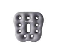 Woideklu Cuscino Gonfiabile per Seduta Cuscino Donut Cuscino Coccige Cuscino Ortopedico Portatile da Borsa con Pressione Distribuita in Modo Uniforme E Comfort, Silver Gray