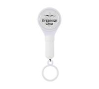 Woideklu Estensibile per Sopracciglia Mappatura Filo Tracciatura Strumento Eyebrow Mapping Misuratore con Cartuccia Inchiostro Integrata E Linee Nette Adatto, Bianco