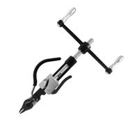 Woideklu Manual Cable Tie Fastener Attrezzo Tendinastro Acciaio Tensionatore Manuale Pinza Tagliafascette Strumento Serracavo a Vite con Manovella Taglio, Array, Nero