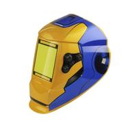 Woideklu Maschera Saldatura Casco Visiera Schermo con Oscuramento Automatico in Materiale PA PP con Stato DIN 4.5 E Regolazione, Maschera Per Saldatura A Colori Veri, Pacchetto Uno