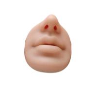 Woideklu Modello per Piercing Al Naso E Alle Labbra, Figura di Presentazione per La Presentazione di Parti Del Corpo con Struttura Morbida E Flessibile per L, Pelle Profonda