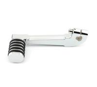 Woideklu Pedale Cambio in Alluminio Leva Comando con Impugnatura Zigrinata Morsetto a Denti per GL1500 1988-2000 Sostituzione Diretta Accessorio Ricambio Adatta per Riparazione Officina, Argento