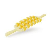 Woideklu Rullo Massaggio Bambini Massaggiatore Corpo Manuale Rullo Decontratturante Rullo Trigger Point con Copertura 360 Gradi Delicato Adatto a Sollievo Quotidiano Casa Viaggio, Yellow, 3-Row