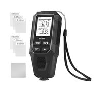 Woideklu Strumento di Misura Dello Spessore Della Vernice per La Valutazione Dello Spessore Del Rivestimento, Metallo, Funzione di Visualizzazione Automatica, Nero