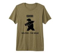 Wojtek, Emblema Militare con Conchiglia di Artiglieria Maglietta Premium