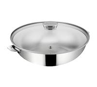 Wok 12138042026 con coperchio, 26 cm in acciaio inox